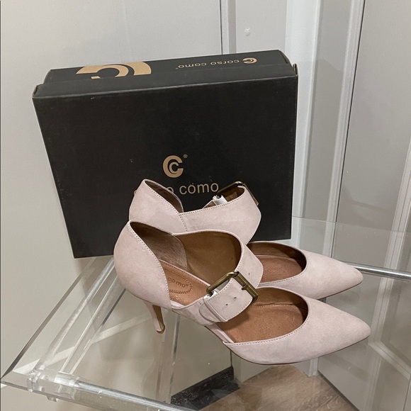 Corso Como Carmina Ash Nubuck Women's Heels - Picture 2 of 5